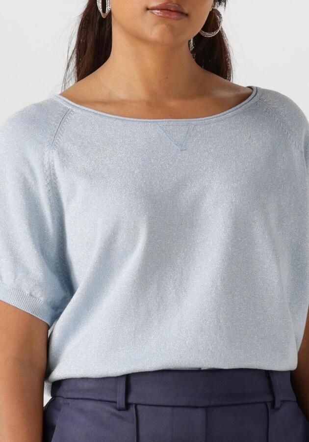 NUKUS Dames Tops & T-shirts Anita Top Lurex Lichtblauw - Foto 3