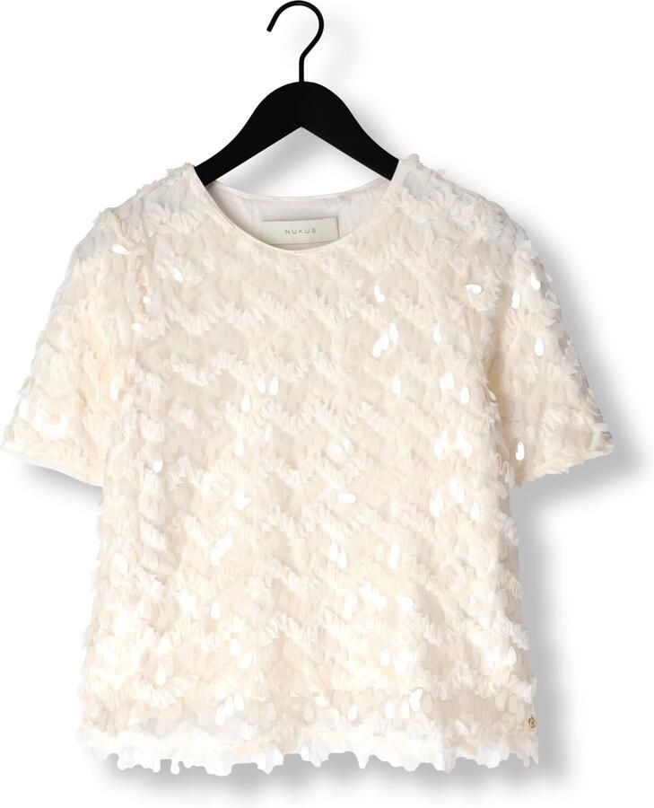 NUKUS Dames Tops & T-shirts Aria Top Lace Ecru