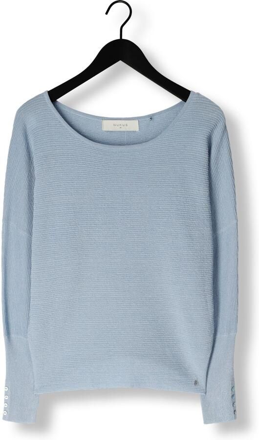 NUKUS Dames Tops & T-shirts Batwing Pullover Lurex Blauw - Foto 2
