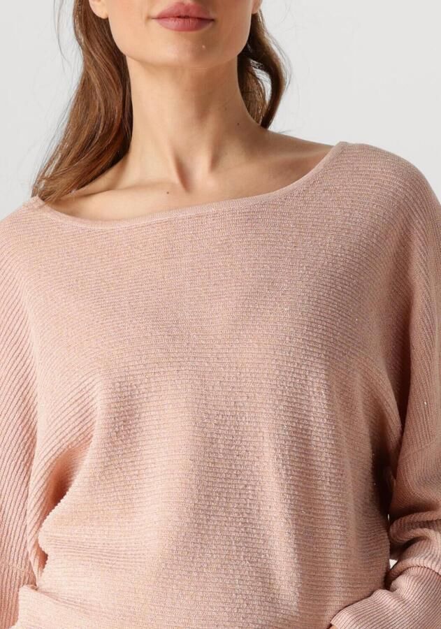 NUKUS Dames Tops & T-shirts Batwing Pullover Lurex Roze