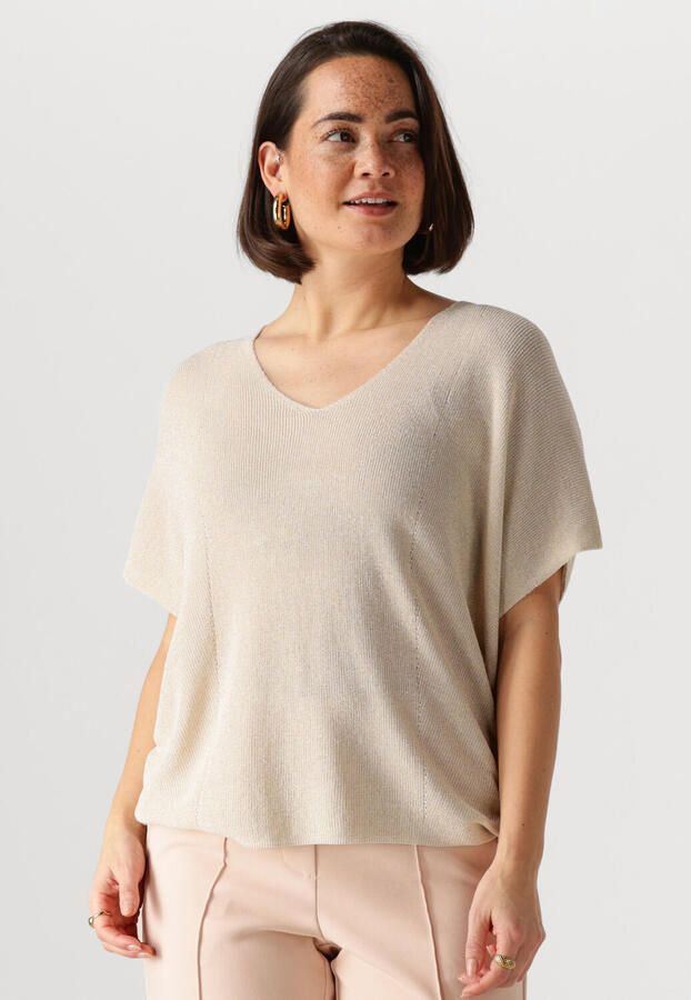 NUKUS Dames Tops & T-shirts Dina Top Lurex Gebroken Wit - Foto 4