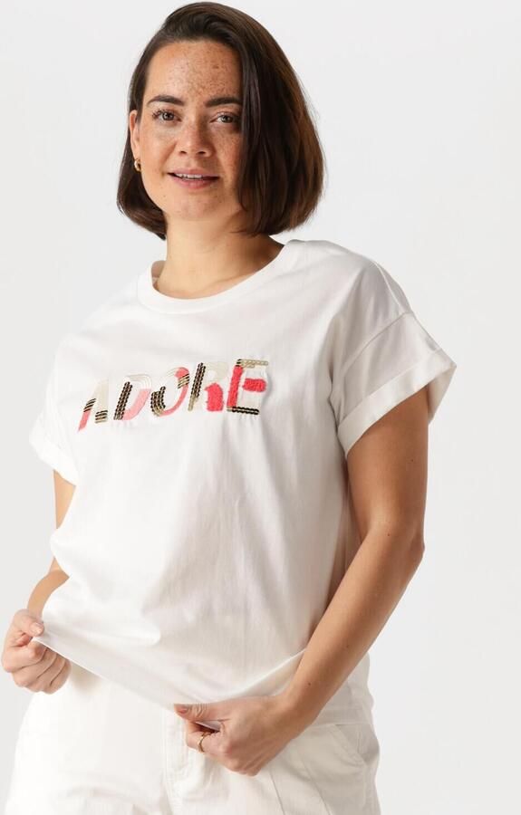 NUKUS Dames Tops & T-shirts Femke Shirt Adore Wit - Foto 4
