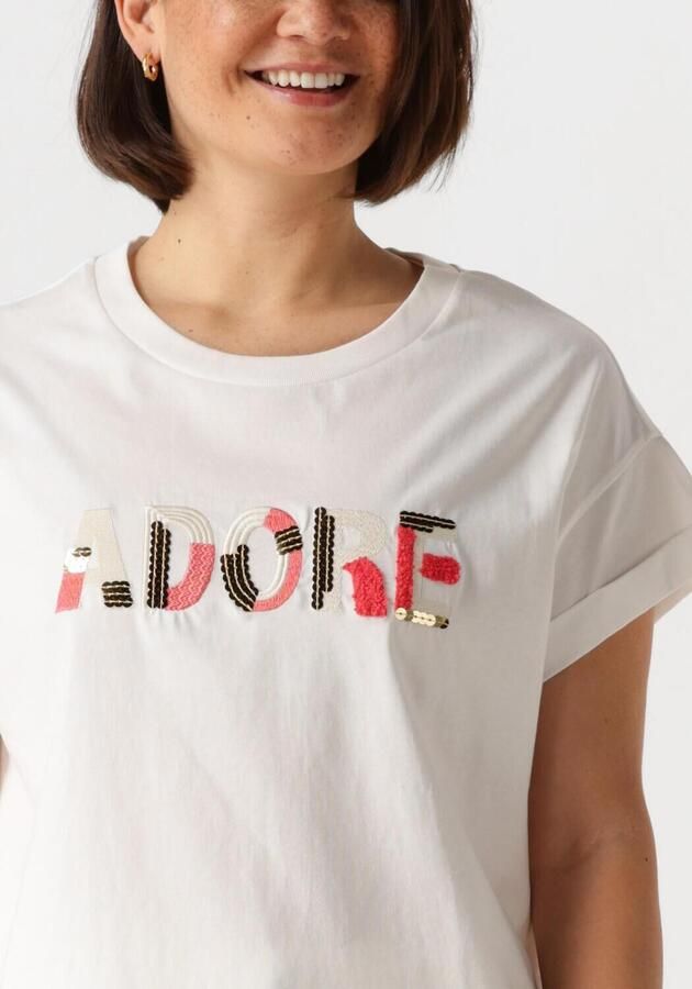 NUKUS Dames Tops & T-shirts Femke Shirt Adore Wit - Foto 2