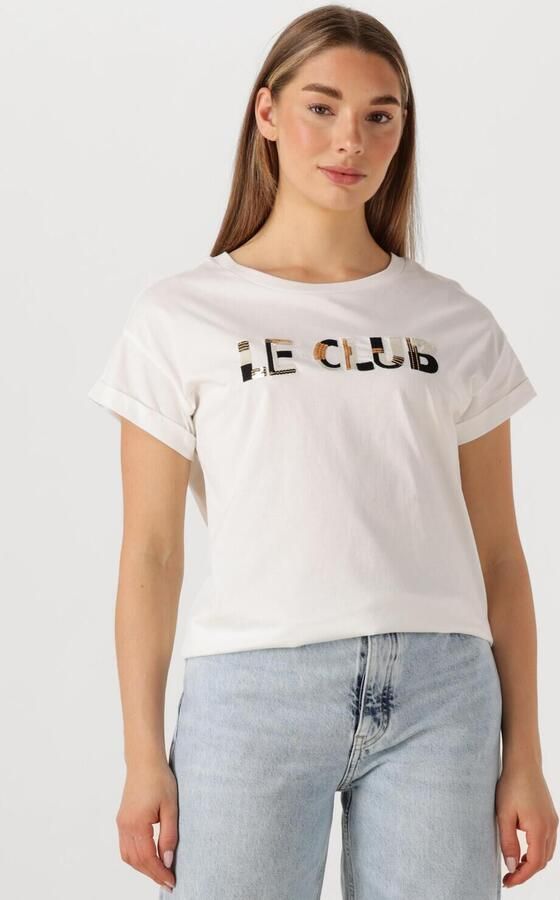 NUKUS Dames Tops & T-shirts Femke Shirt Le Club Gebroken Wit - Foto 4