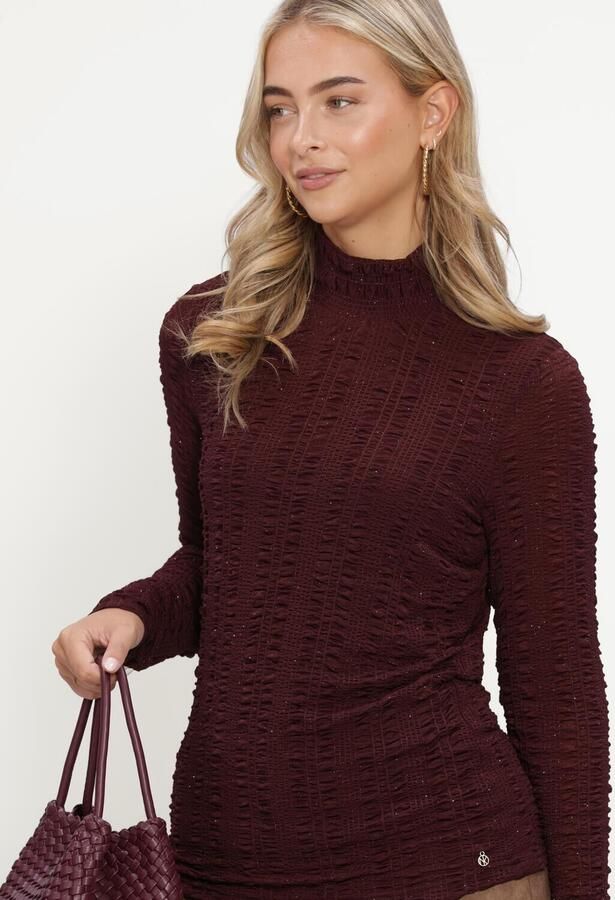 NUKUS Dames Tops & T-shirts Goldie Top Bordeaux - Foto 3