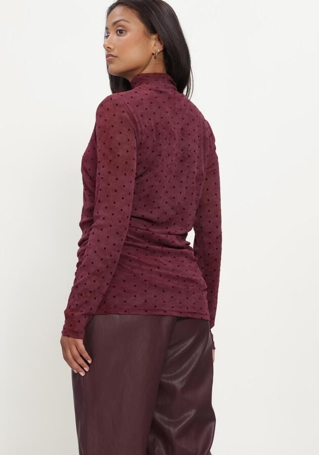 NUKUS Dames Tops & T-shirts Gracie Top Dots Bordeaux - Foto 2