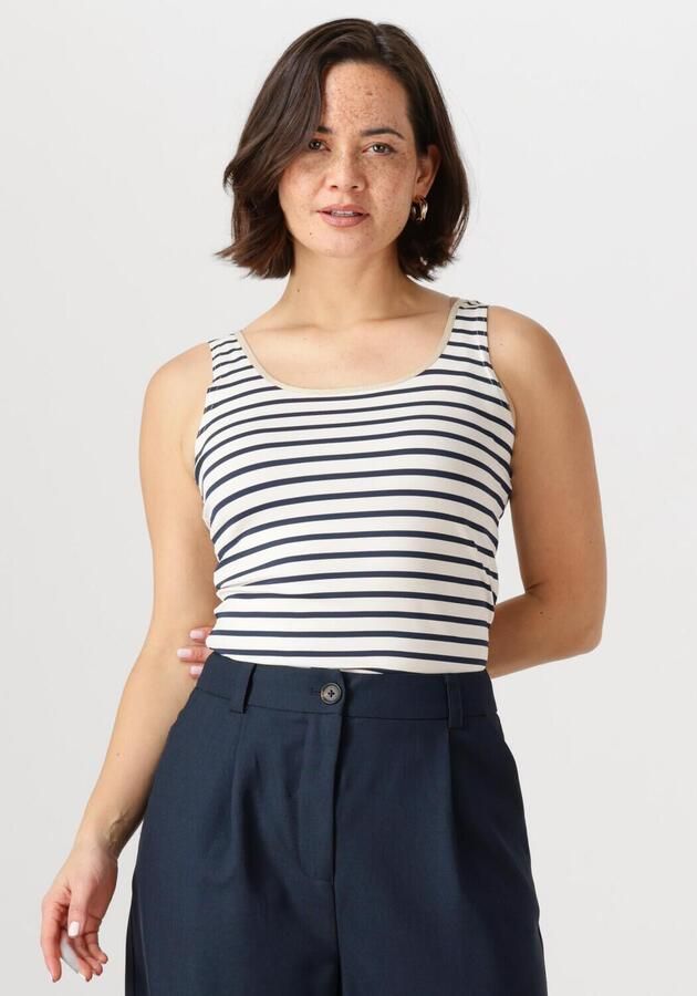 NUKUS Dames Tops & T-shirts Juba Singlet Stripe Blauw - Foto 4