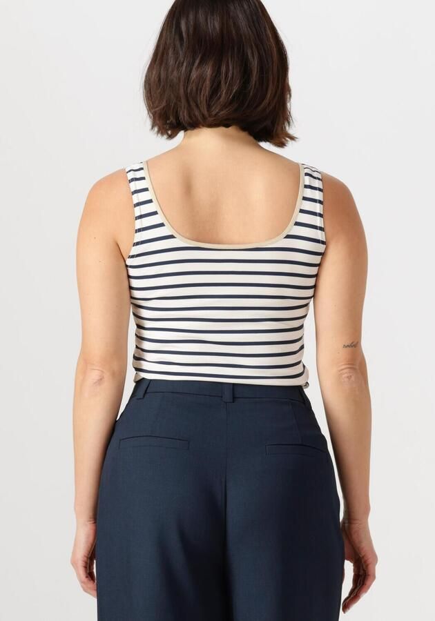 NUKUS Dames Tops & T-shirts Juba Singlet Stripe Blauw