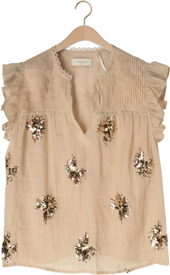 NUKUS Dames Tops & T-shirts Lori Top Paillet Beige - Foto 4