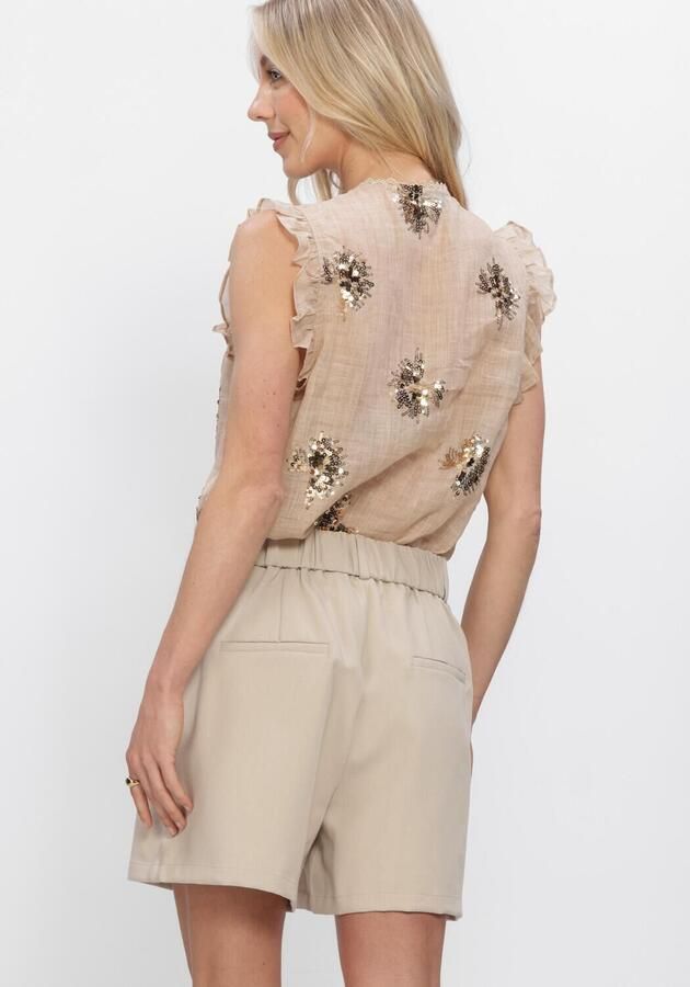 NUKUS Dames Tops & T-shirts Lori Top Paillet Beige - Foto 3