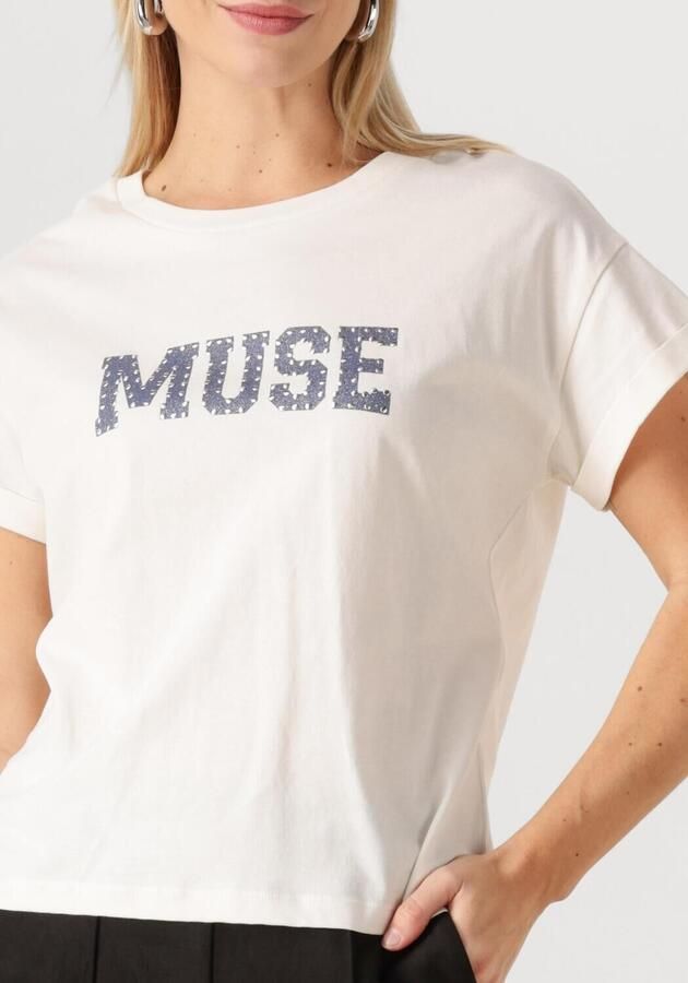 NUKUS Dames Tops & T-shirts Lou Shirt Gebroken Wit - Foto 2