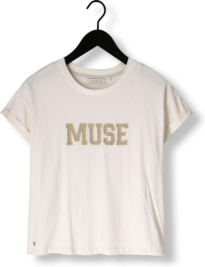 NUKUS Dames Tops & T-shirts Lou Shirt Wit - Foto 4