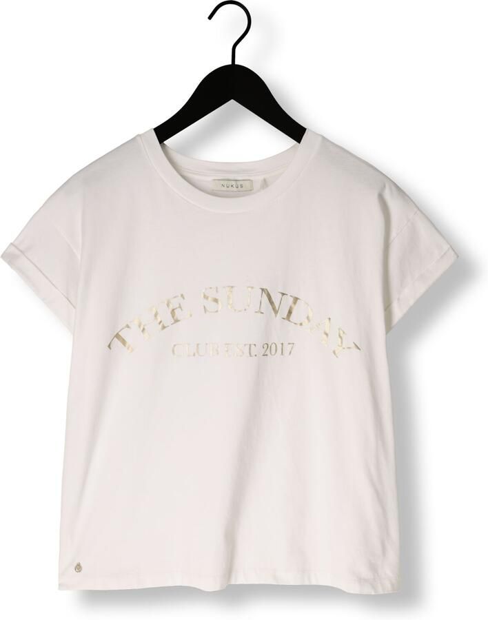 NUKUS Dames Tops & T-shirts Meike Shirt The Sunday Wit