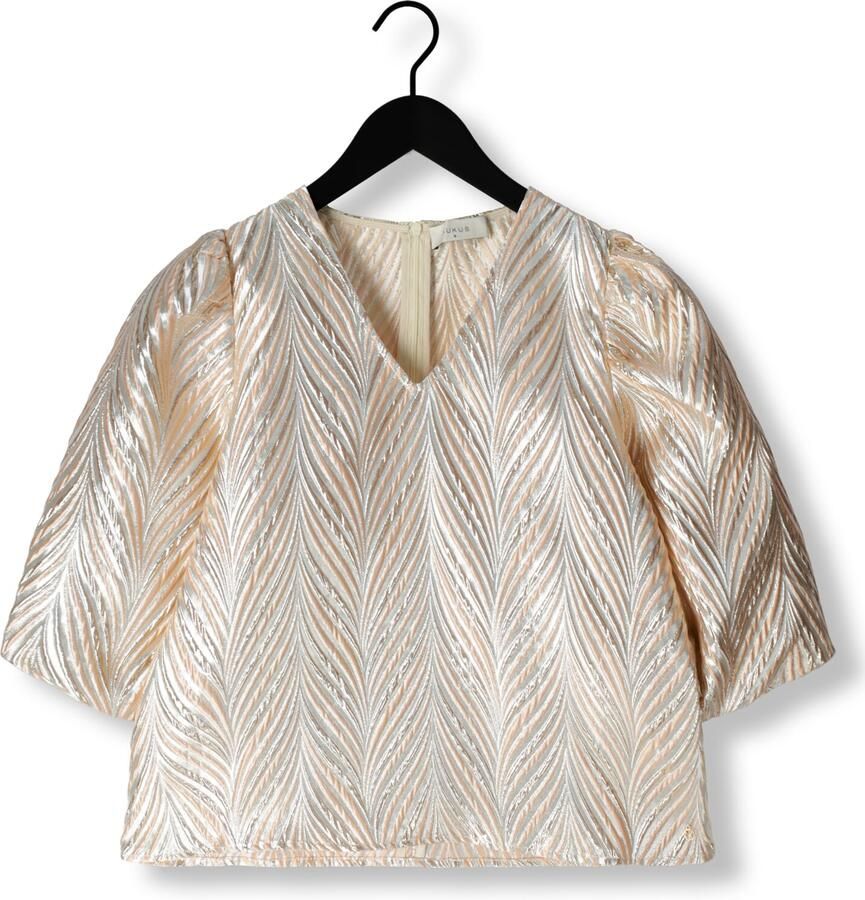 NUKUS Dames Tops & T-shirts Mirthe Top Shiny Rosegoud