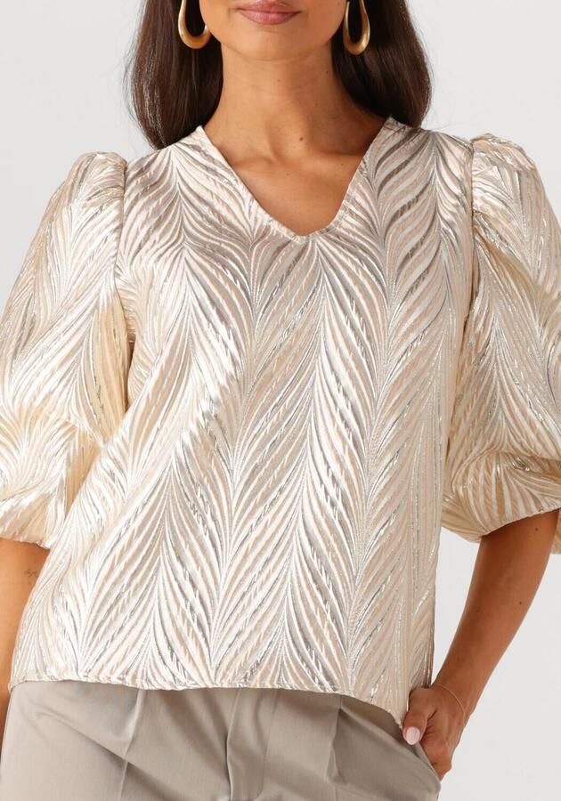 NUKUS Dames Tops & T-shirts Mirthe Top Shiny Rosegoud - Foto 2