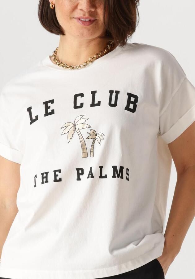 NUKUS Dames Tops & T-shirts Molly Shirt Palm Tree Wit - Foto 2