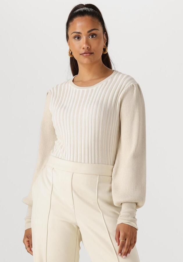 NUKUS Dames Tops & T-shirts Mulberry Pullover Lurex Ecru - Foto 4