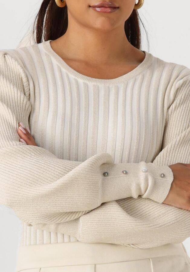 NUKUS Dames Tops & T-shirts Mulberry Pullover Lurex Ecru - Foto 2