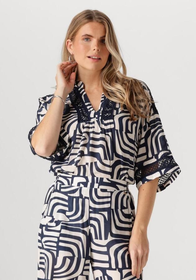 NUKUS Dames Tops & T-shirts Nina Top Donkerblauw - Foto 4