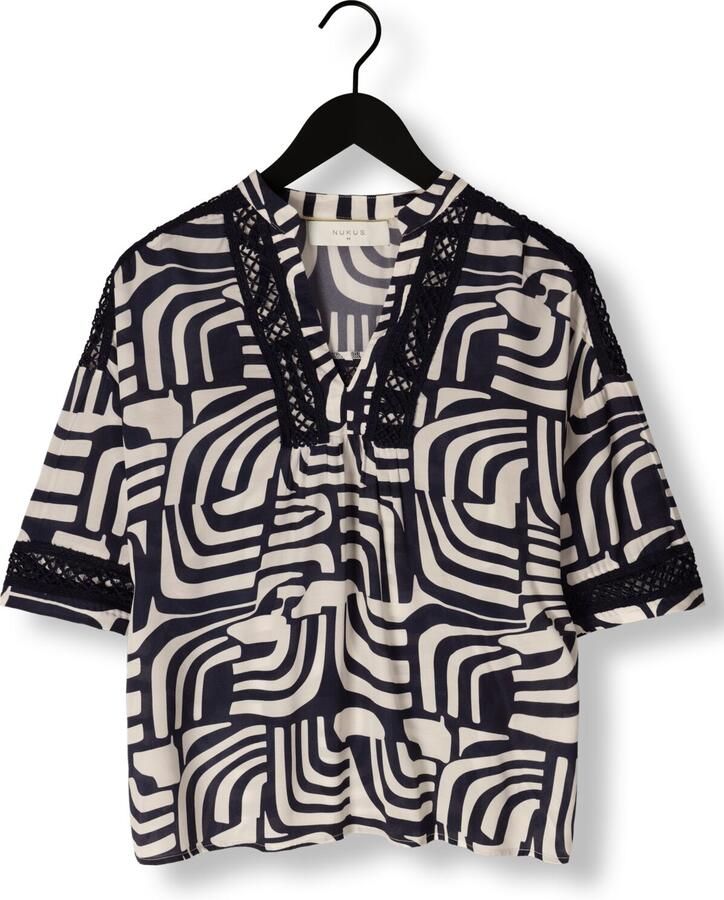 NUKUS Dames Tops & T-shirts Nina Top Donkerblauw