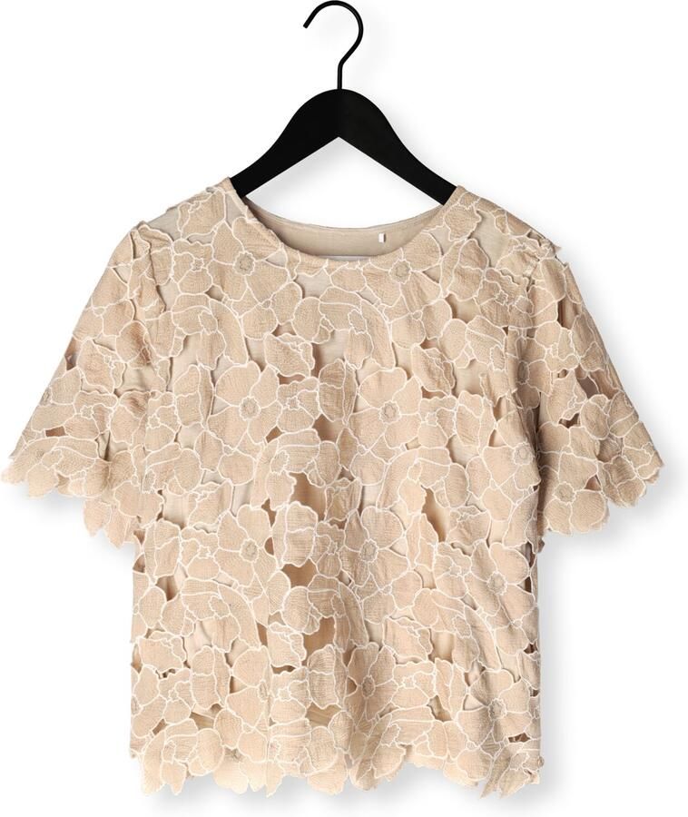 NUKUS Dames Tops & T-shirts Octavia Top Flower Beige - Foto 2