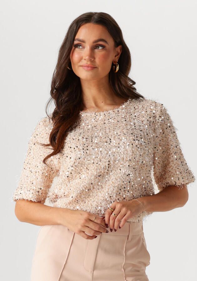 NUKUS Dames Tops & T-shirts Octavia Top Paillet Roze - Foto 4