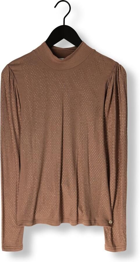 NUKUS Dames Tops & T-shirts Puck Top Strass Taupe - Foto 3