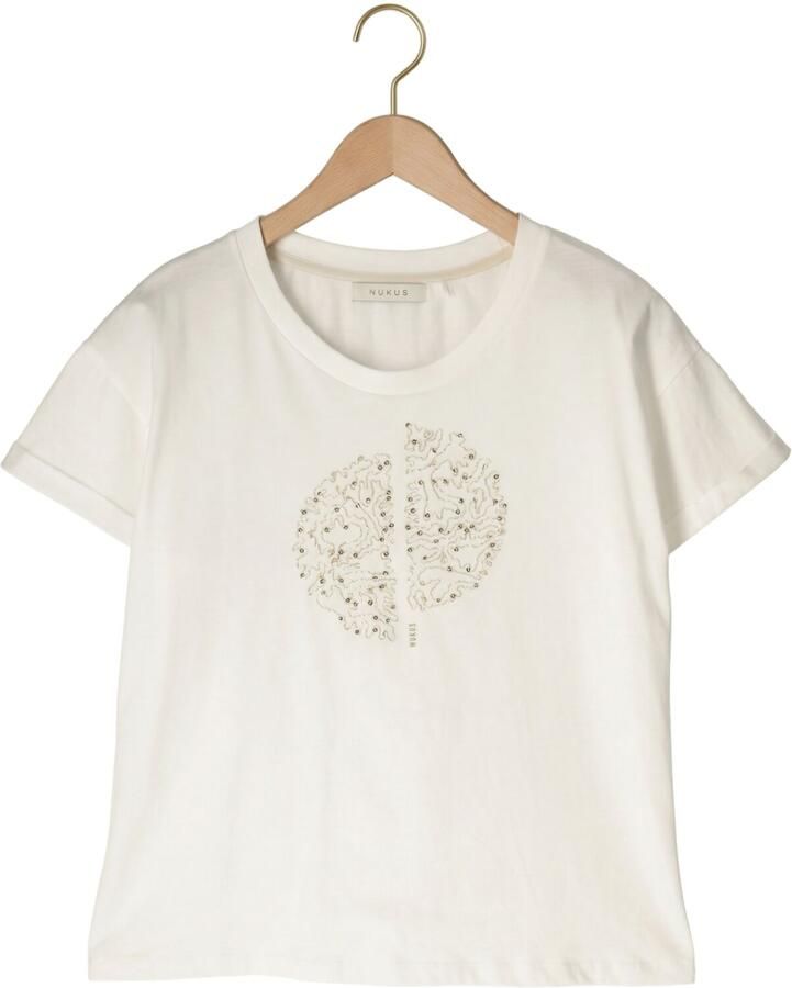 NUKUS Dames Tops & T-shirts Riuka Shirt Gebroken Wit - Foto 2