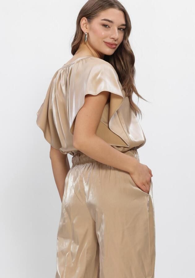 NUKUS Dames Tops & T-shirts Taylor Top Shiny Beige - Foto 4