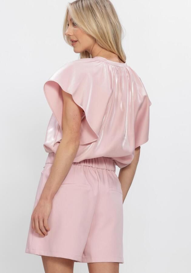 NUKUS Dames Tops & T-shirts Taylor Top Shiny Lichtroze - Foto 3