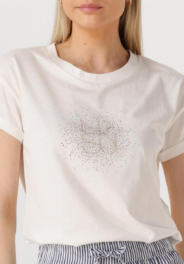NUKUS Dames Tops & T-shirts Vilamoura Shirt Nk Strass Wit - Foto 2