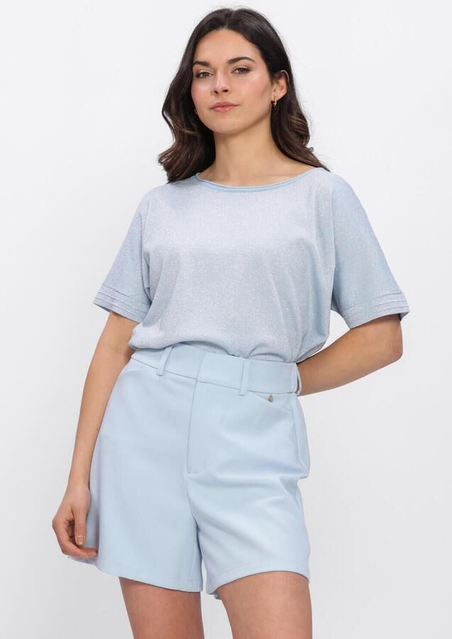 NUKUS Dames Tops & T-shirts Wies Top Lurex Lichtblauw
