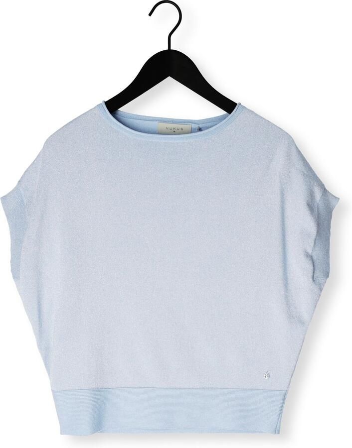 NUKUS Dames Tops & T-shirts Wies Top Lurex Lichtblauw - Foto 2