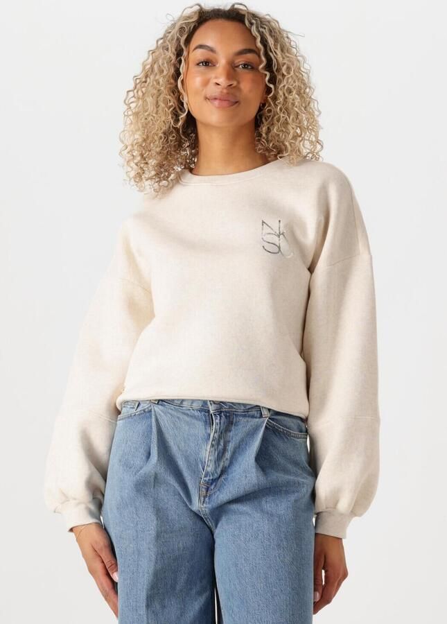 NUKUS Dames Truien & Vesten Amadora Sweater Zand - Foto 4