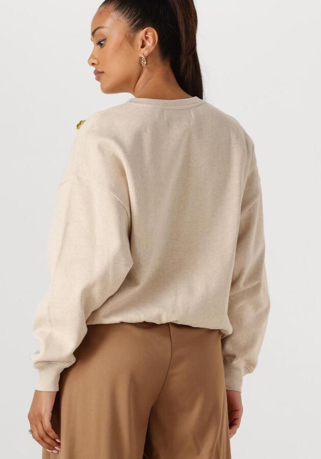 NUKUS Dames Truien & Vesten Beatriz Pullover Flower Beige - Foto 2