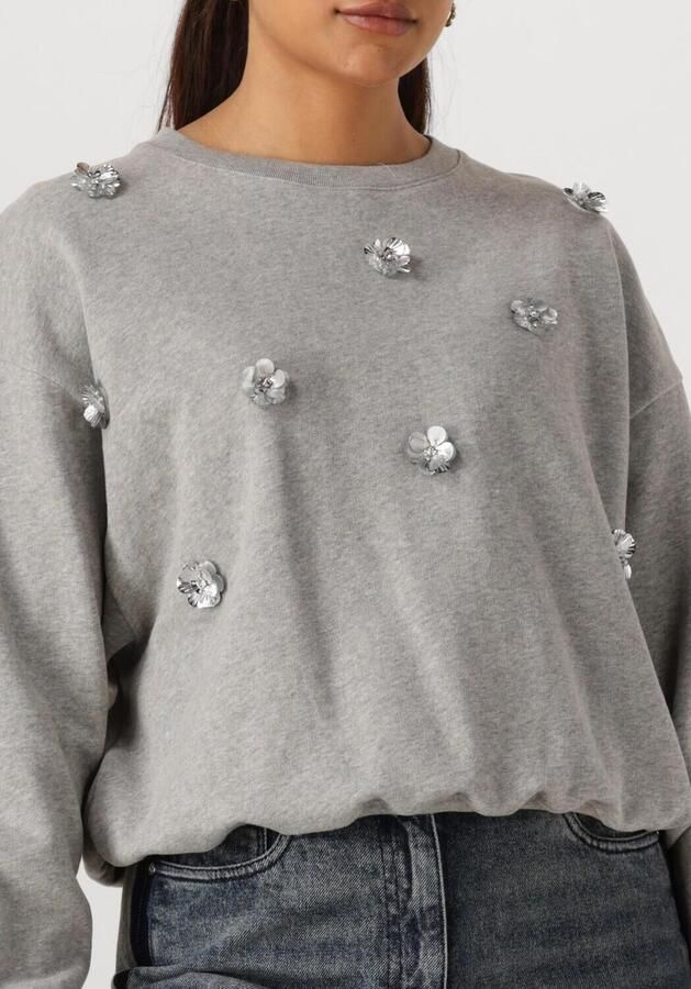 NUKUS Dames Truien & Vesten Beatriz Pullover Flower Grijs - Foto 3