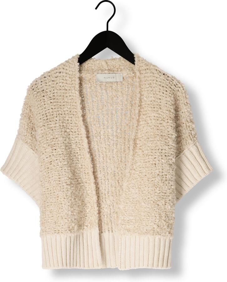 NUKUS Dames Truien & Vesten Belle Cardigan Ecru