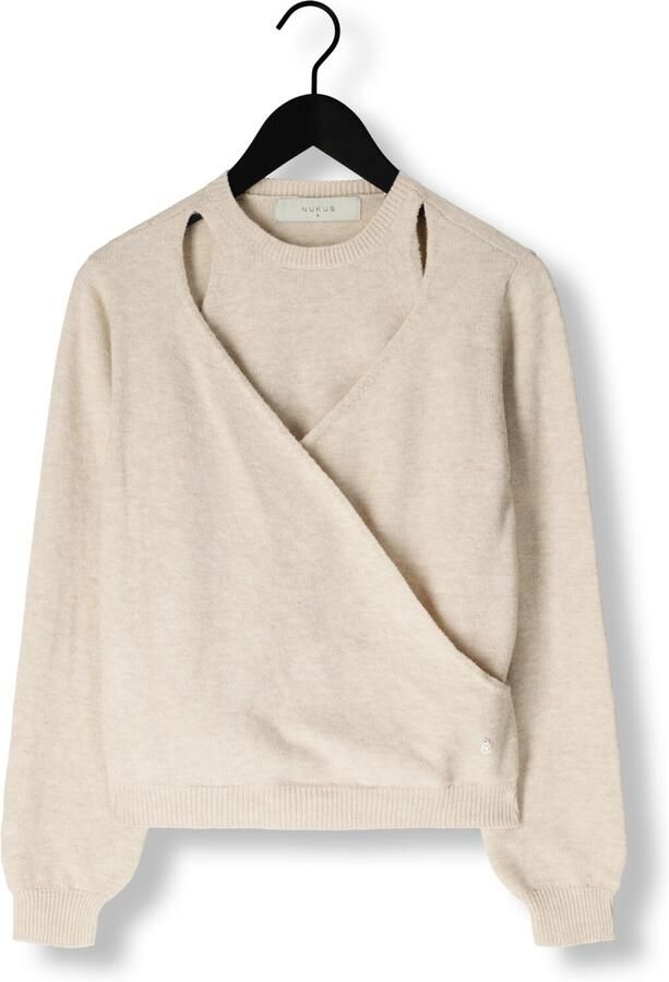 NUKUS Dames Truien & Vesten Fifi Pullover Zand - Foto 3