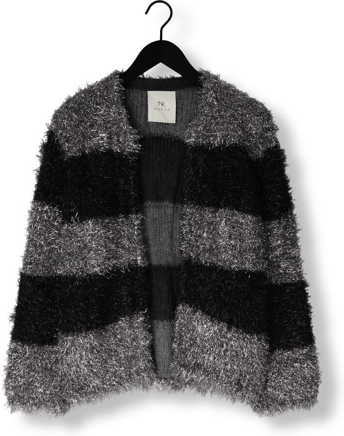 NUKUS Dames Truien & Vesten Haily Cardigan Lurex Zilver