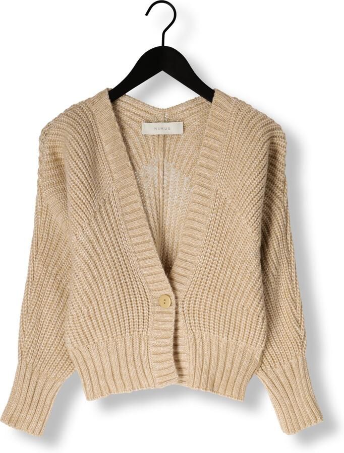 NUKUS Dames Truien & Vesten Jolijn Cardigan Beige