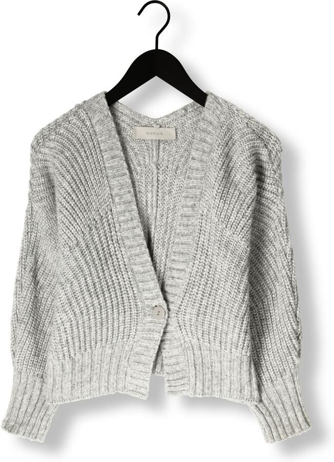 NUKUS Dames Truien & Vesten Jolijn Cardigan Grijs