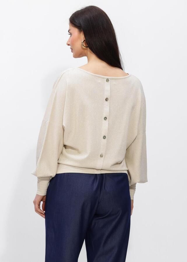 NUKUS Truien & Vesten Jorien Pullover Lurex Creme