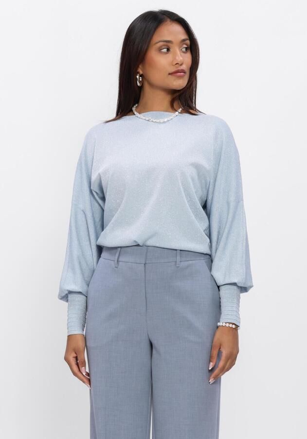 NUKUS Dames Truien & Vesten Jorien Pullover Lurex Lichtblauw