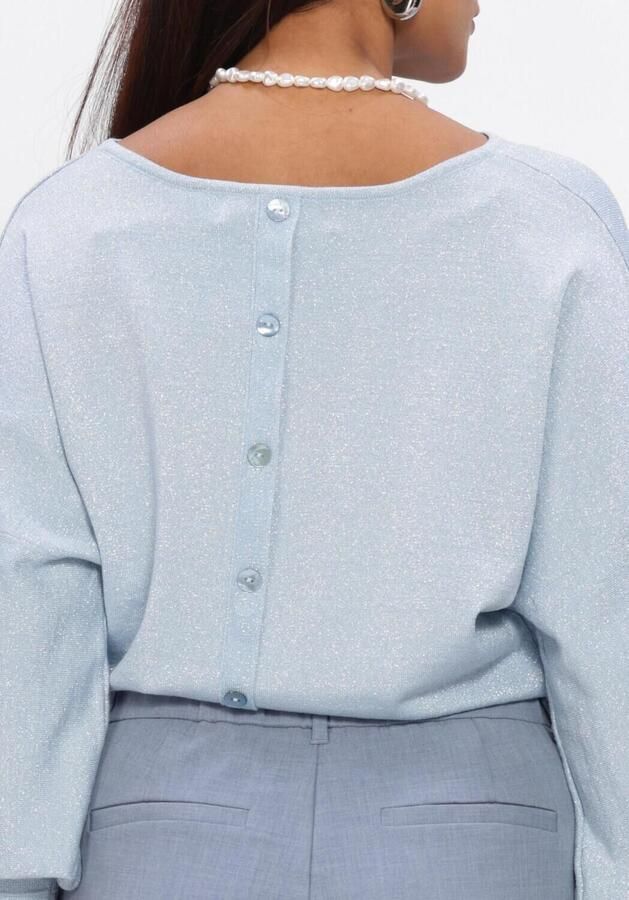 NUKUS Dames Truien & Vesten Jorien Pullover Lurex Lichtblauw - Foto 3