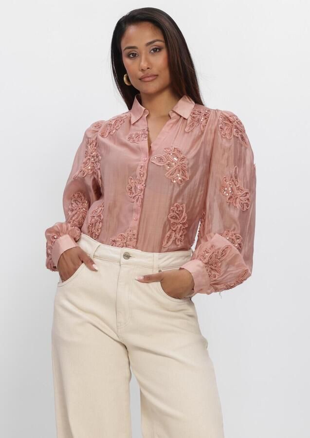 NUKUS Dames Truien & Vesten Konstanza Pullover Flower Roze