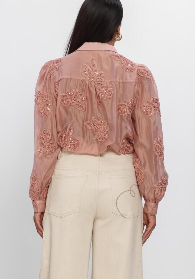 NUKUS Dames Truien & Vesten Konstanza Pullover Flower Roze - Foto 4