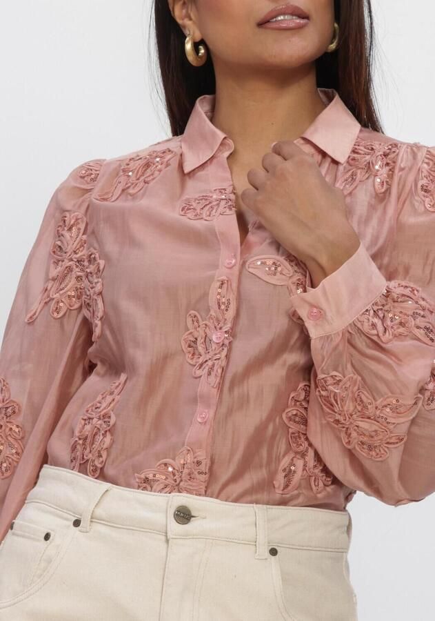 NUKUS Dames Truien & Vesten Konstanza Pullover Flower Roze - Foto 3