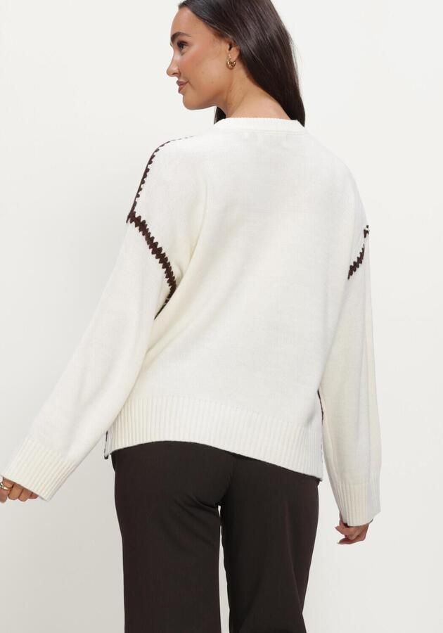 NUKUS Dames Truien & Vesten Loui Pullover Wit - Foto 3