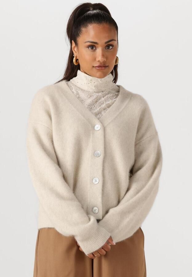 NUKUS Dames Truien & Vesten Magda Cardigan Beige - Foto 4
