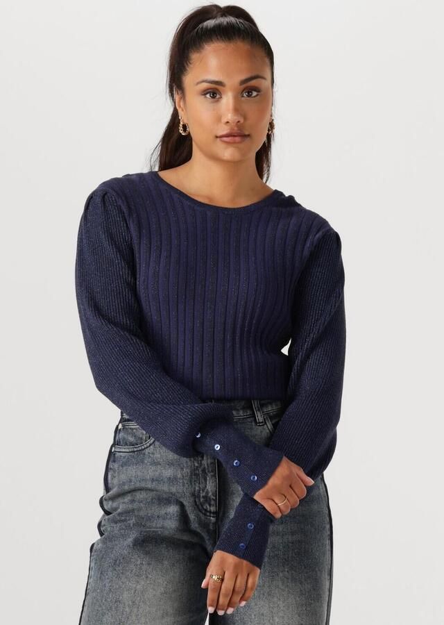 NUKUS Dames Truien & Vesten Mulberry Pullover Lurex Donkerblauw - Foto 4